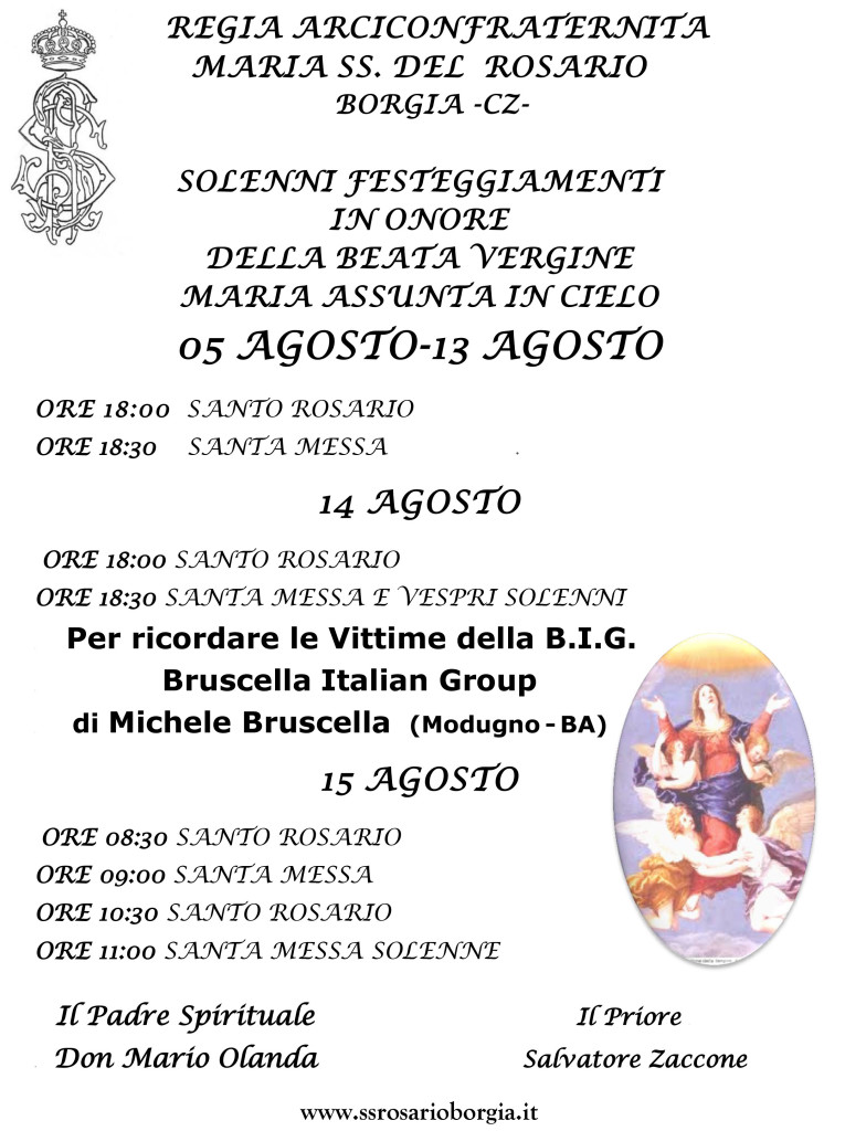 Programma Assunta 2015